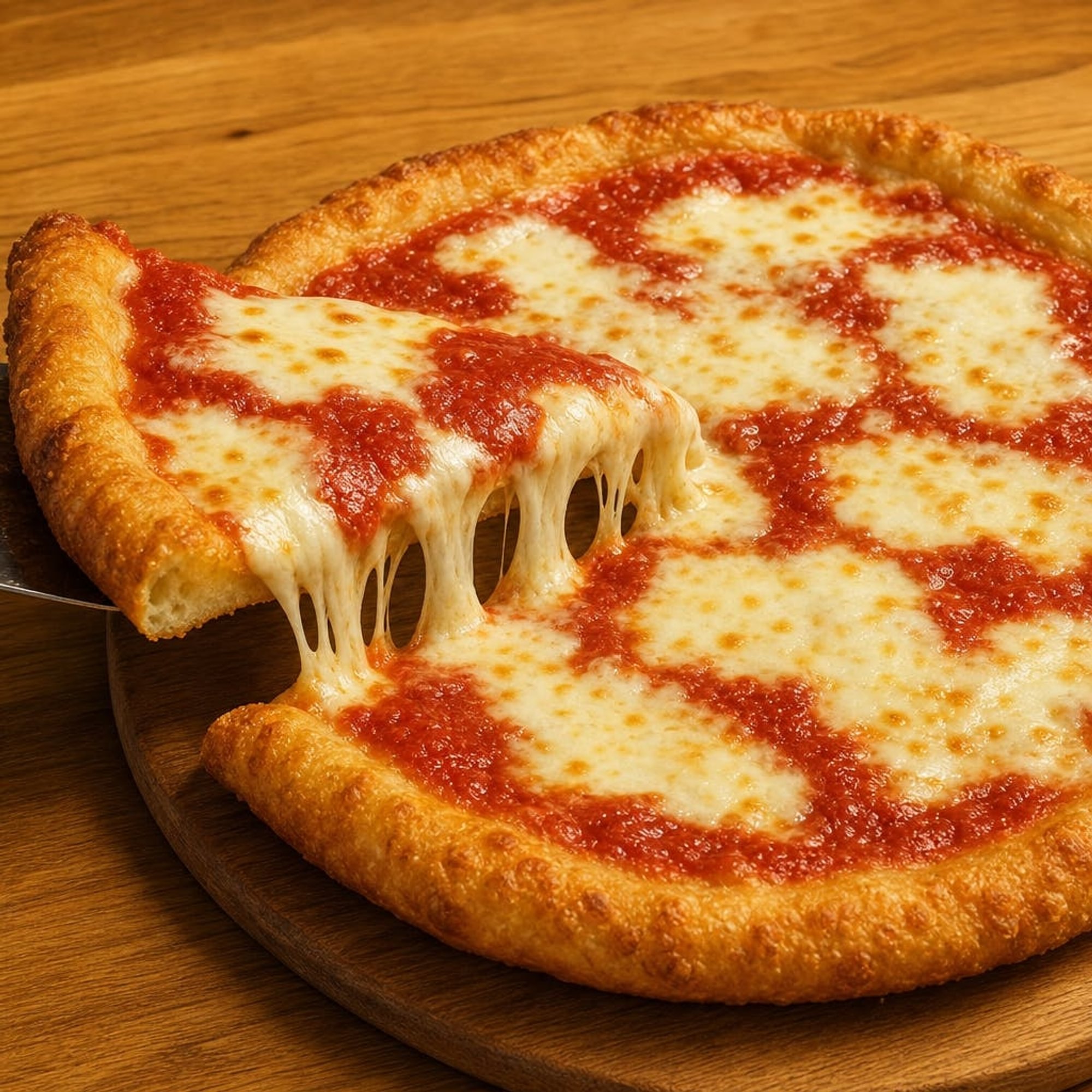 Fried Dough with Sauce & Mozzarella Cheese