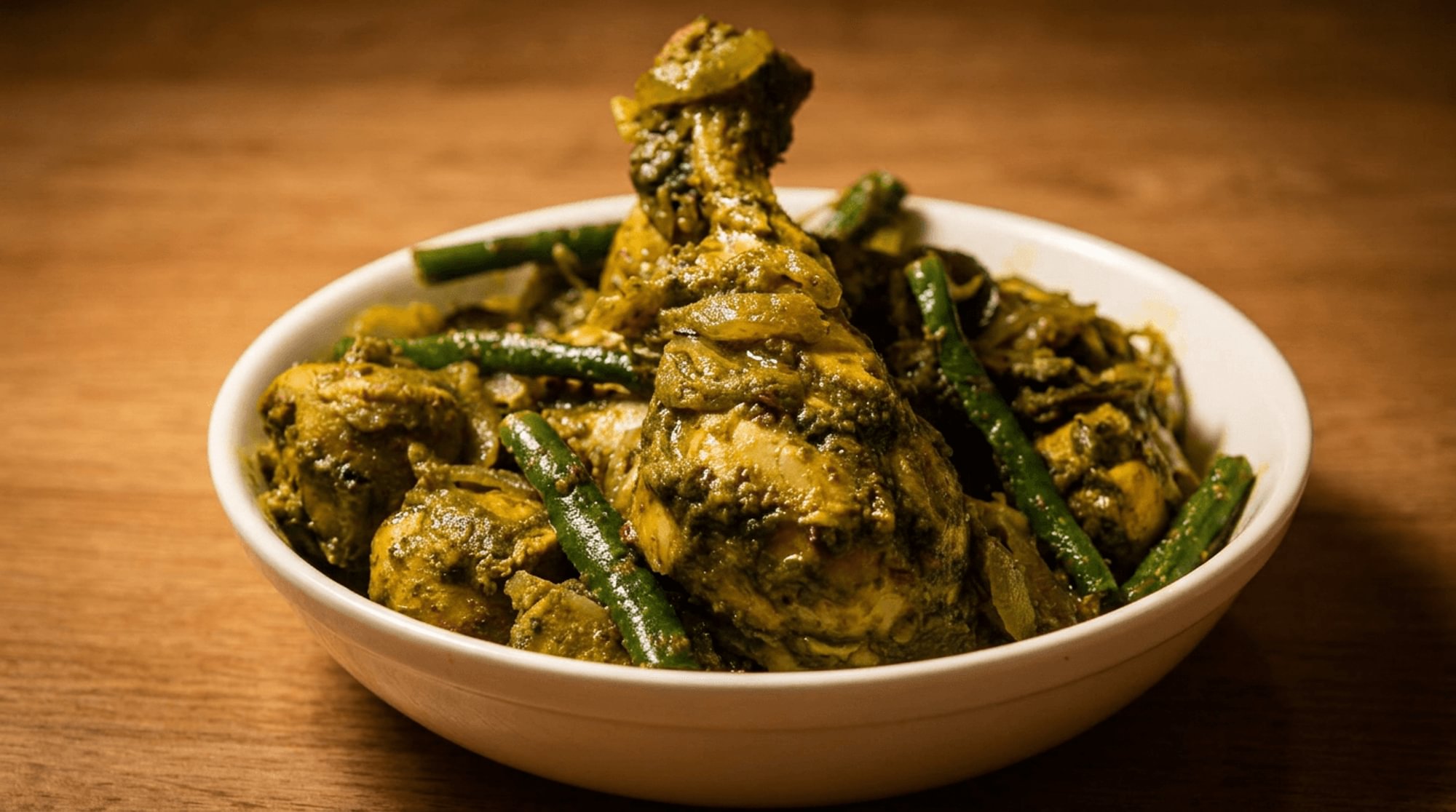 Green Mirchi Chicken