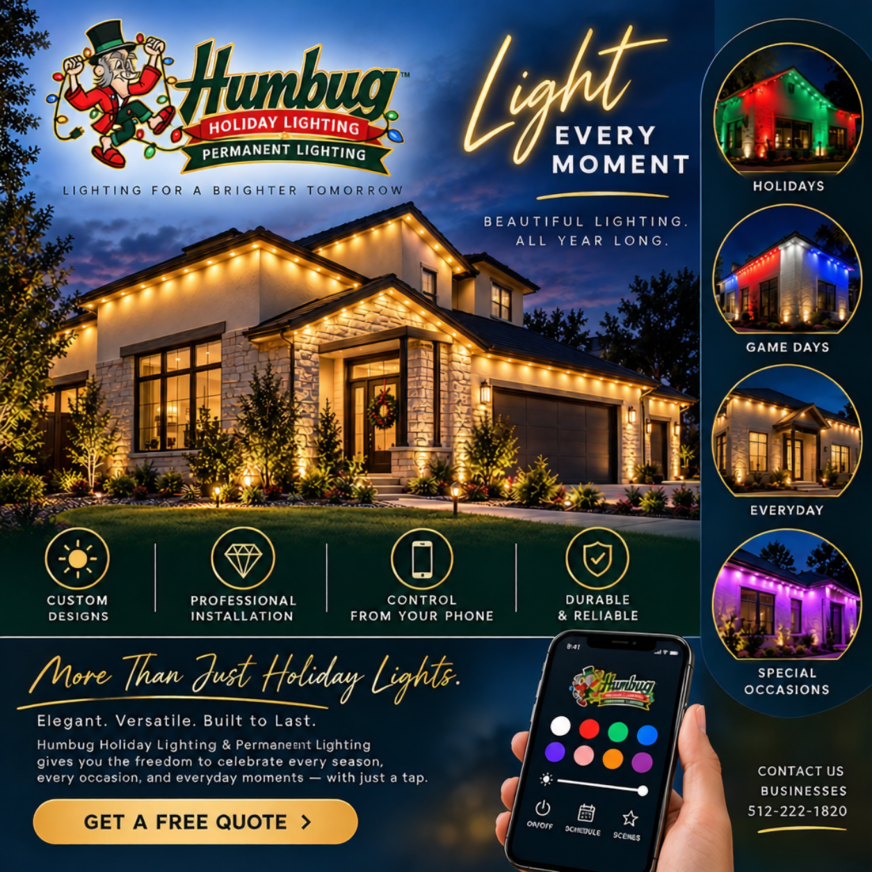 Humbug Holiday Lighting of Central Austin-Round Rock-Pflugerville