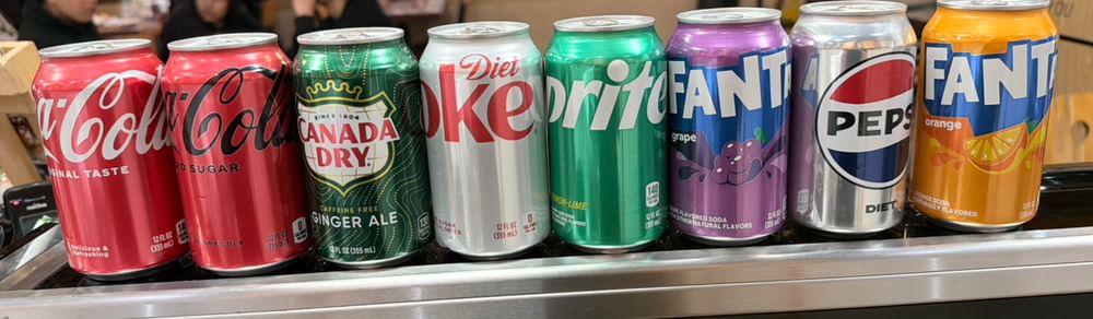 Cans of Soda
