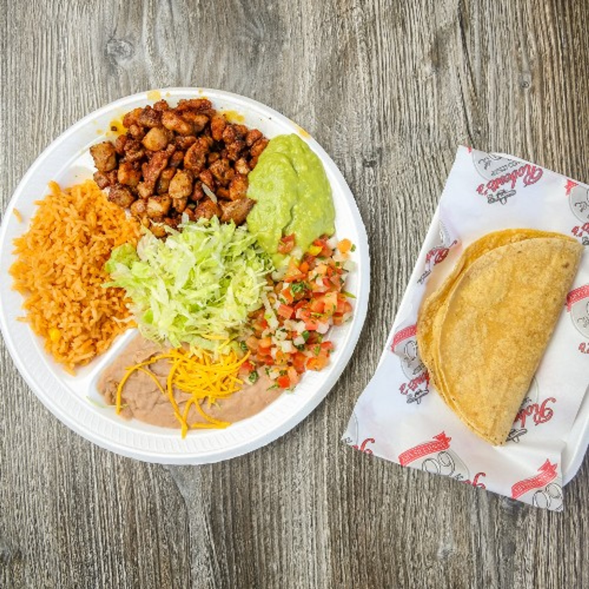 7. CHICKEN Carne Asada Plate