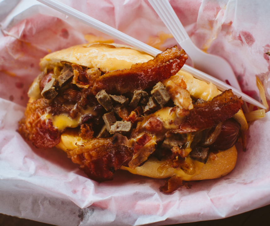 Bacon Cheeseburger Dog