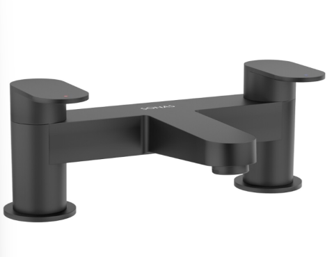 SONAS Norfolk Bath Filler Matt Black