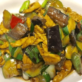 Lunch Spicy Eggplant