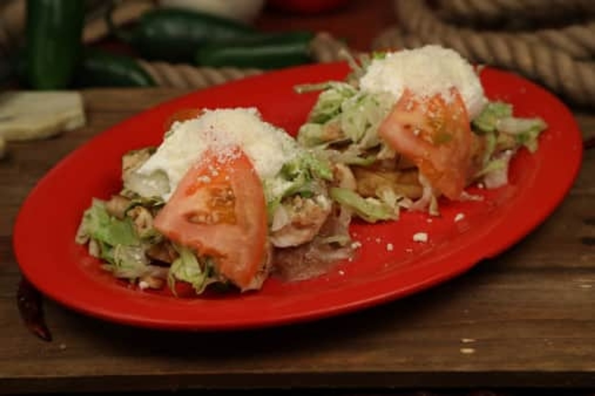 Chicken Sopes