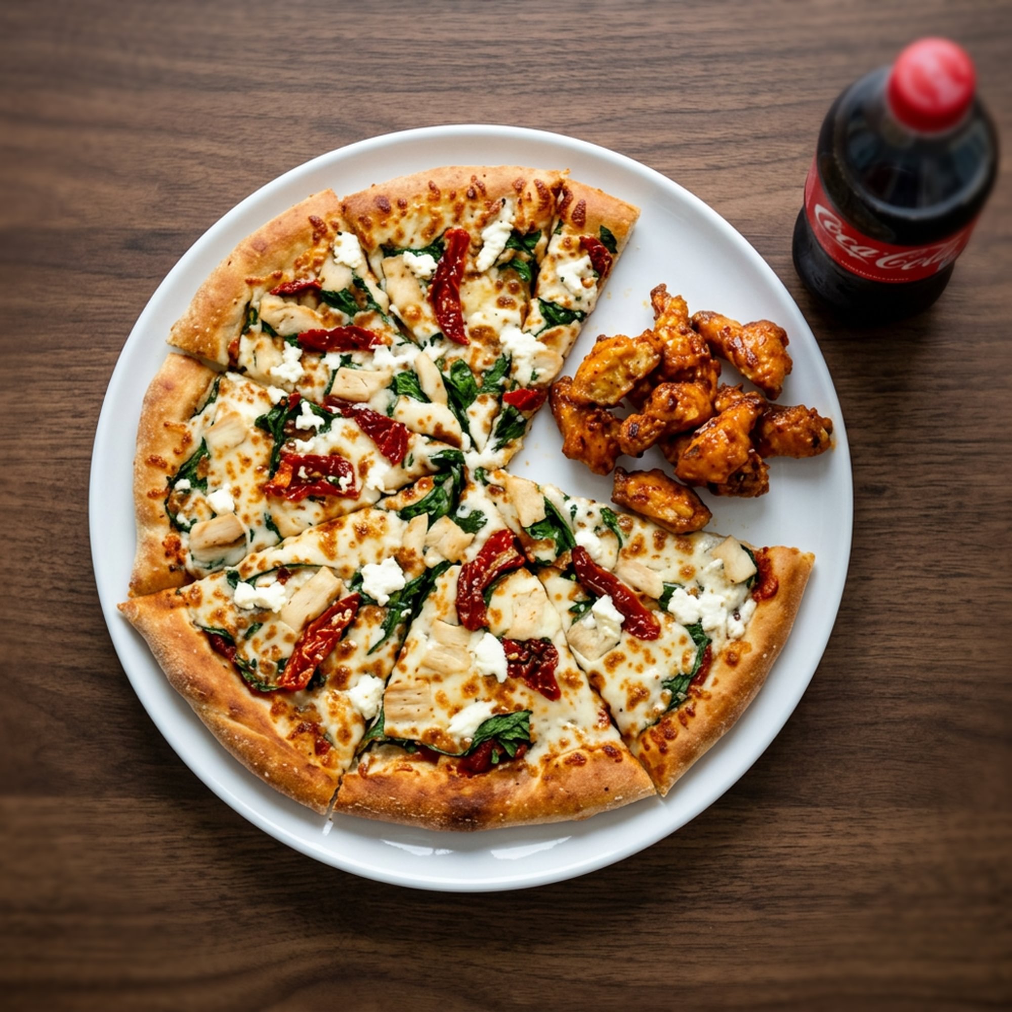Pizza, Wings & Soda Combo