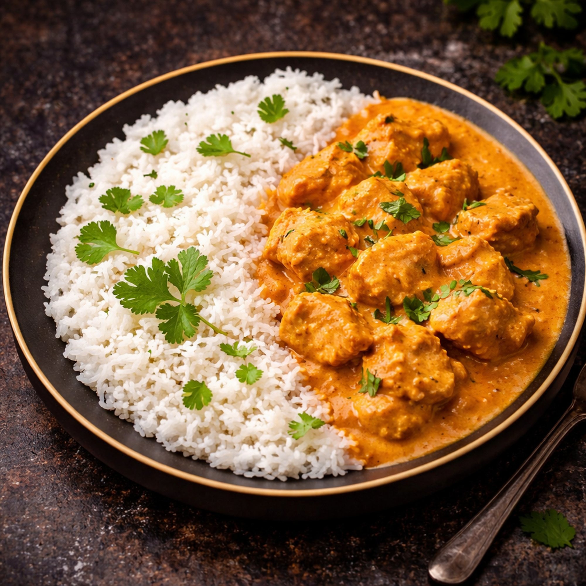 Butter Believe It — Butter Chicken & Rice Bowl