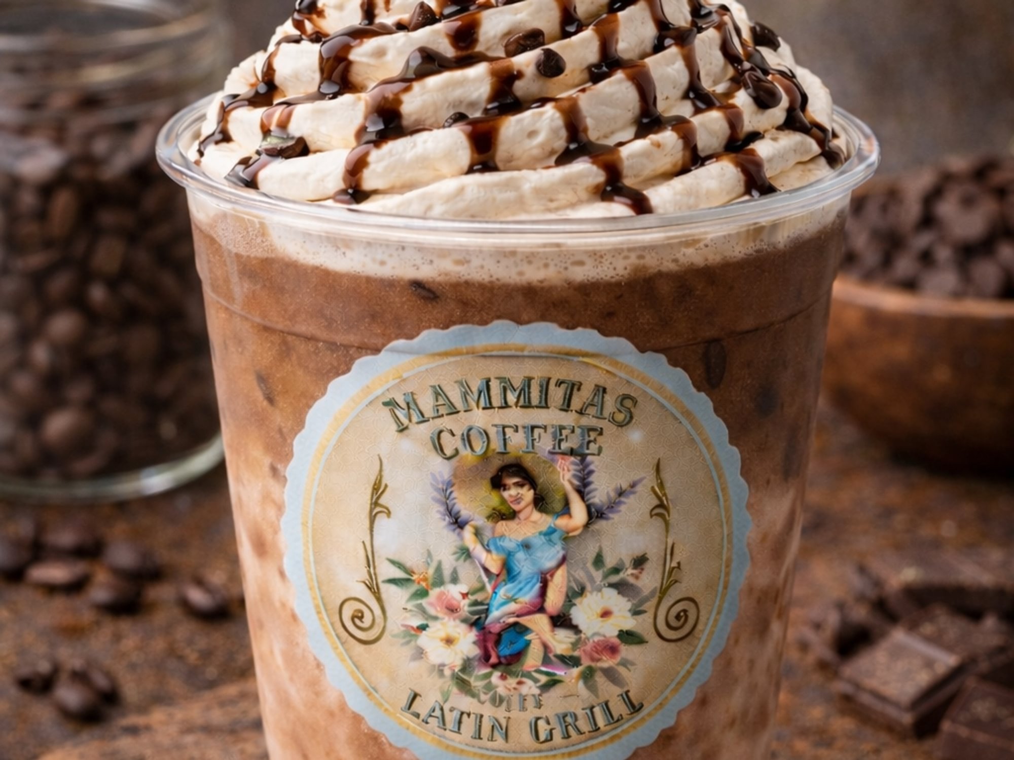 Iced Mocha .