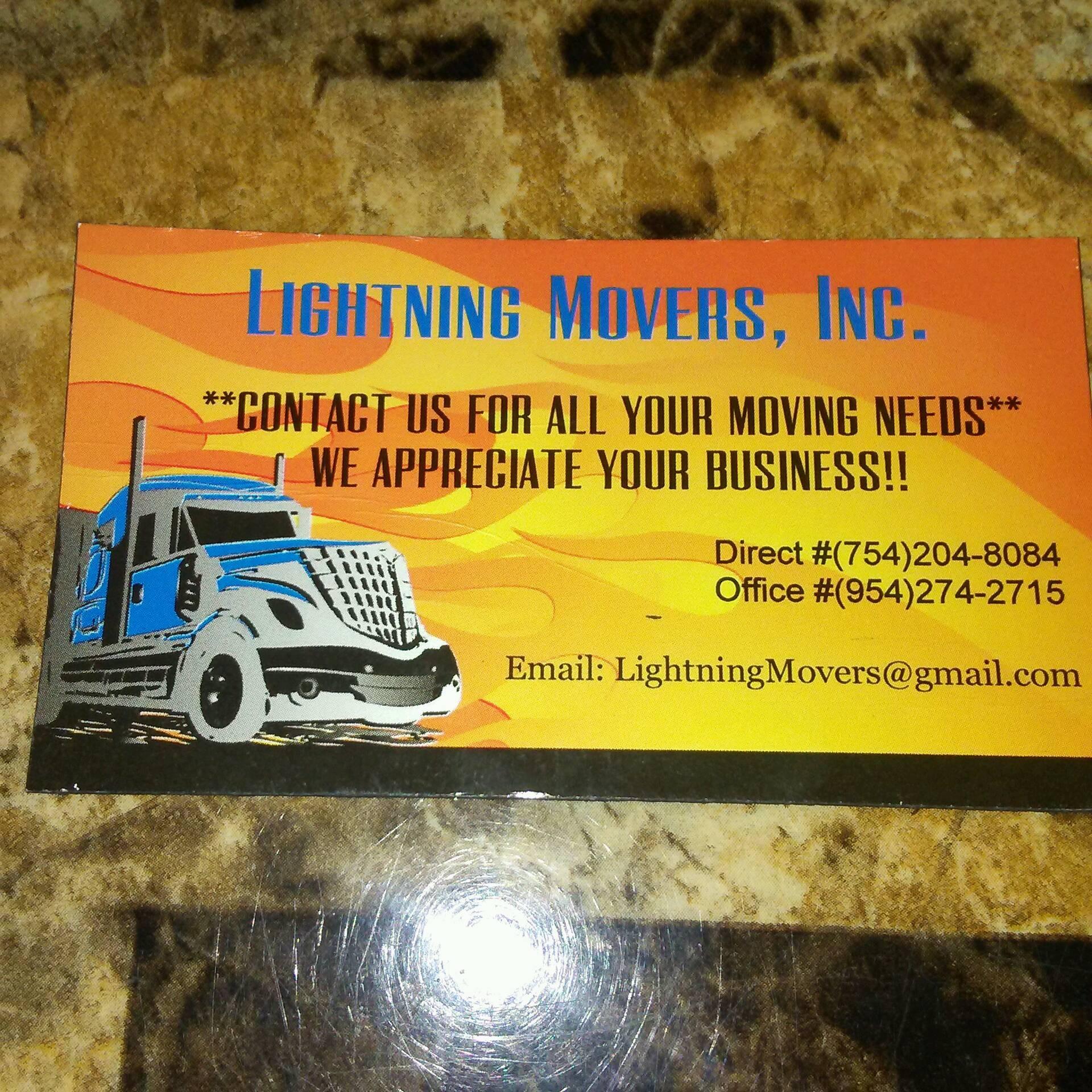 Lightning Movers, Inc. Logo