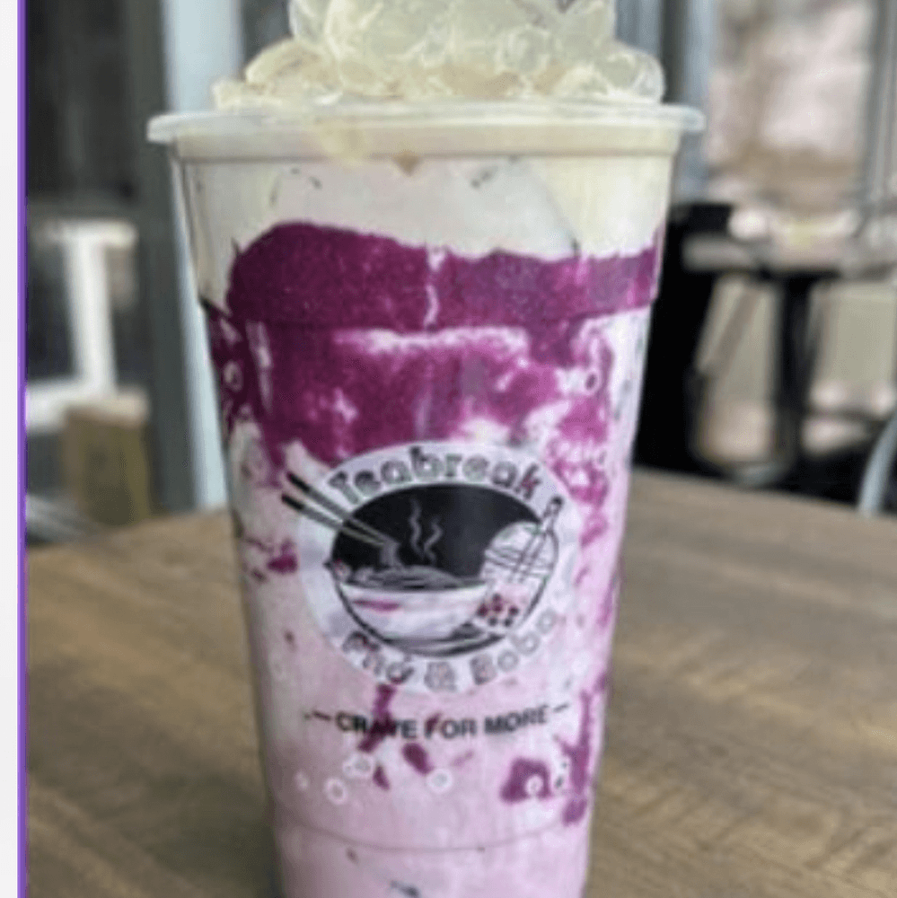 Sd9. Sweet ube milk tea