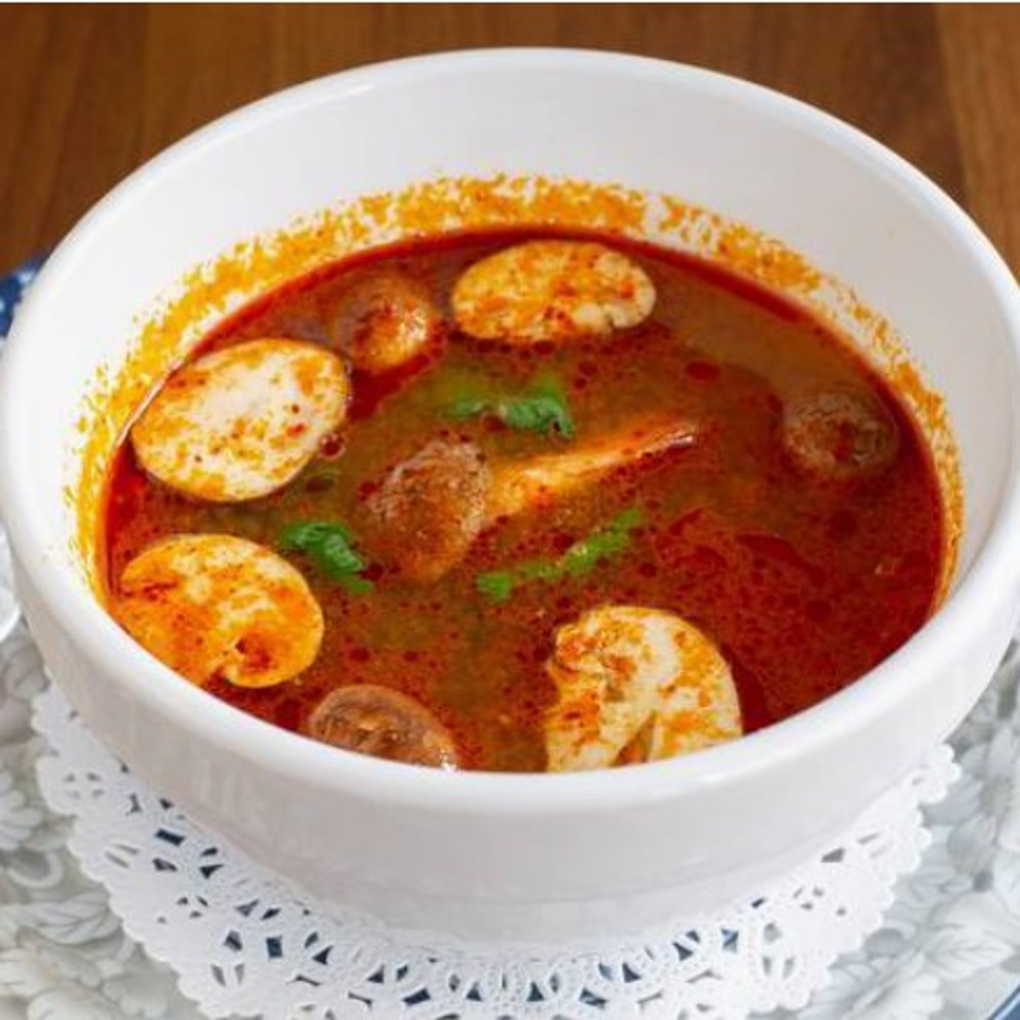 Tom Yum Soup (Spicy & Sour Soup)(GF)