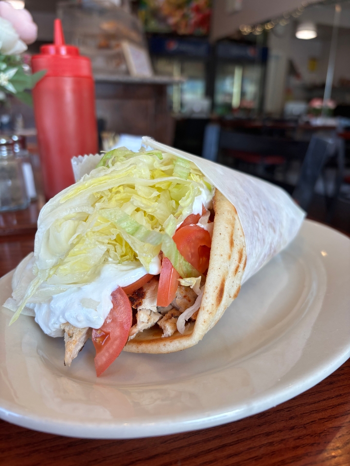 Chicken Ka-Bob on Pita
