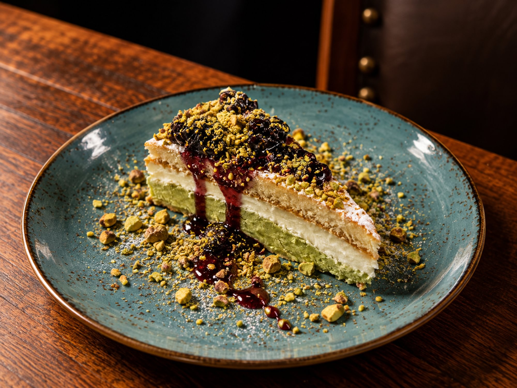 Pistachio Ricotta Cake