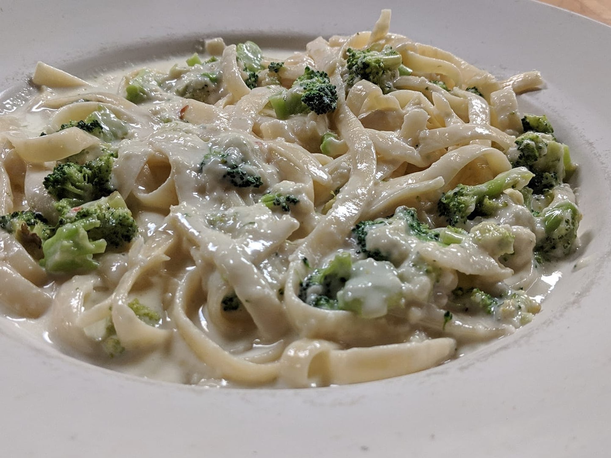 Pasta Broccoli Alfredo