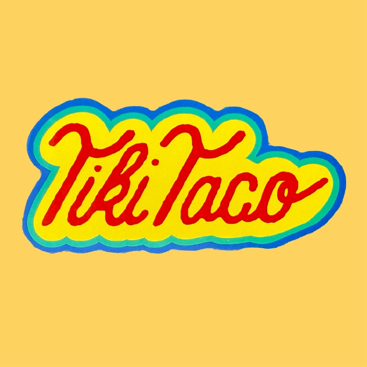 TIKI RAINBOW STICKER