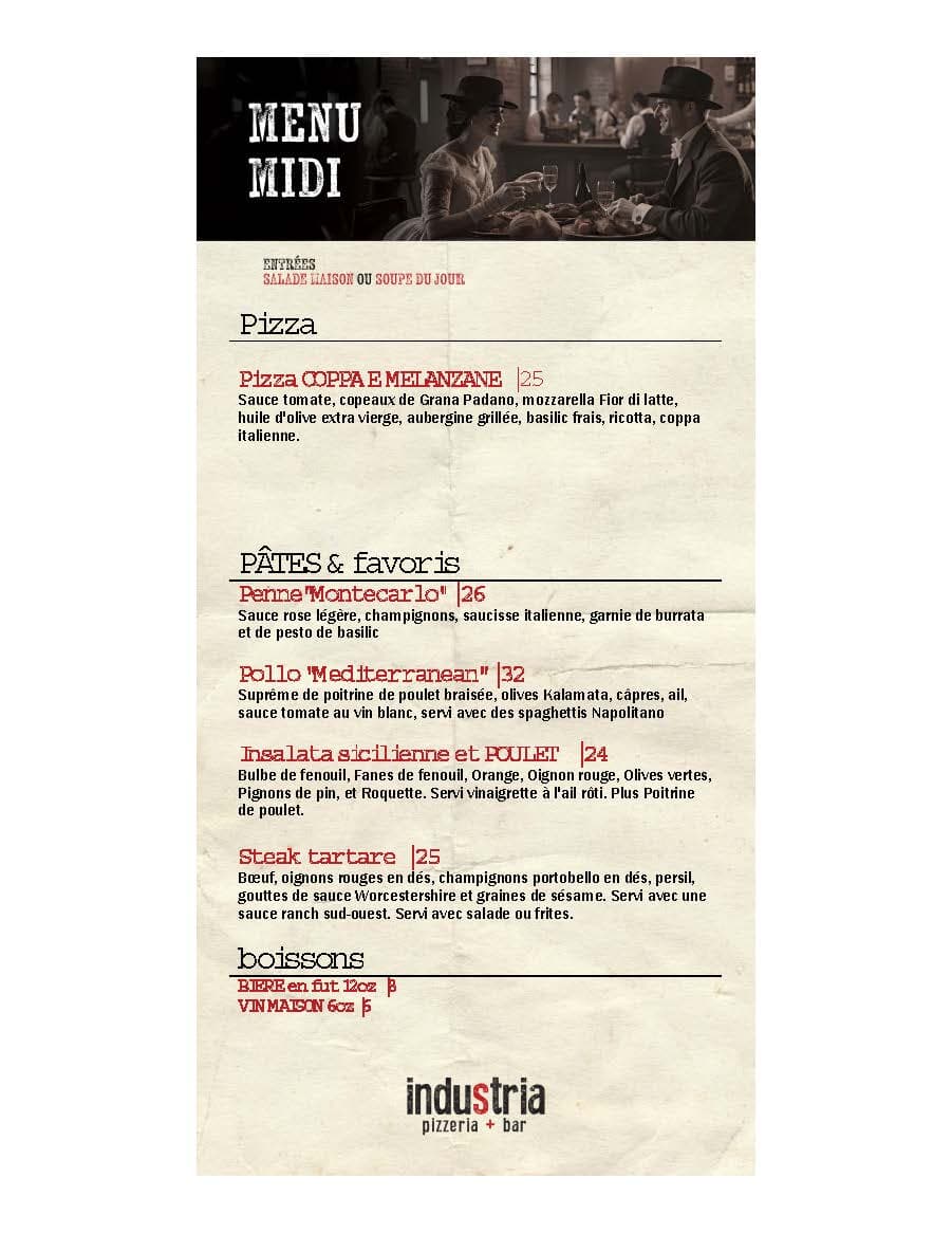 Industria Pizzeria + Bar