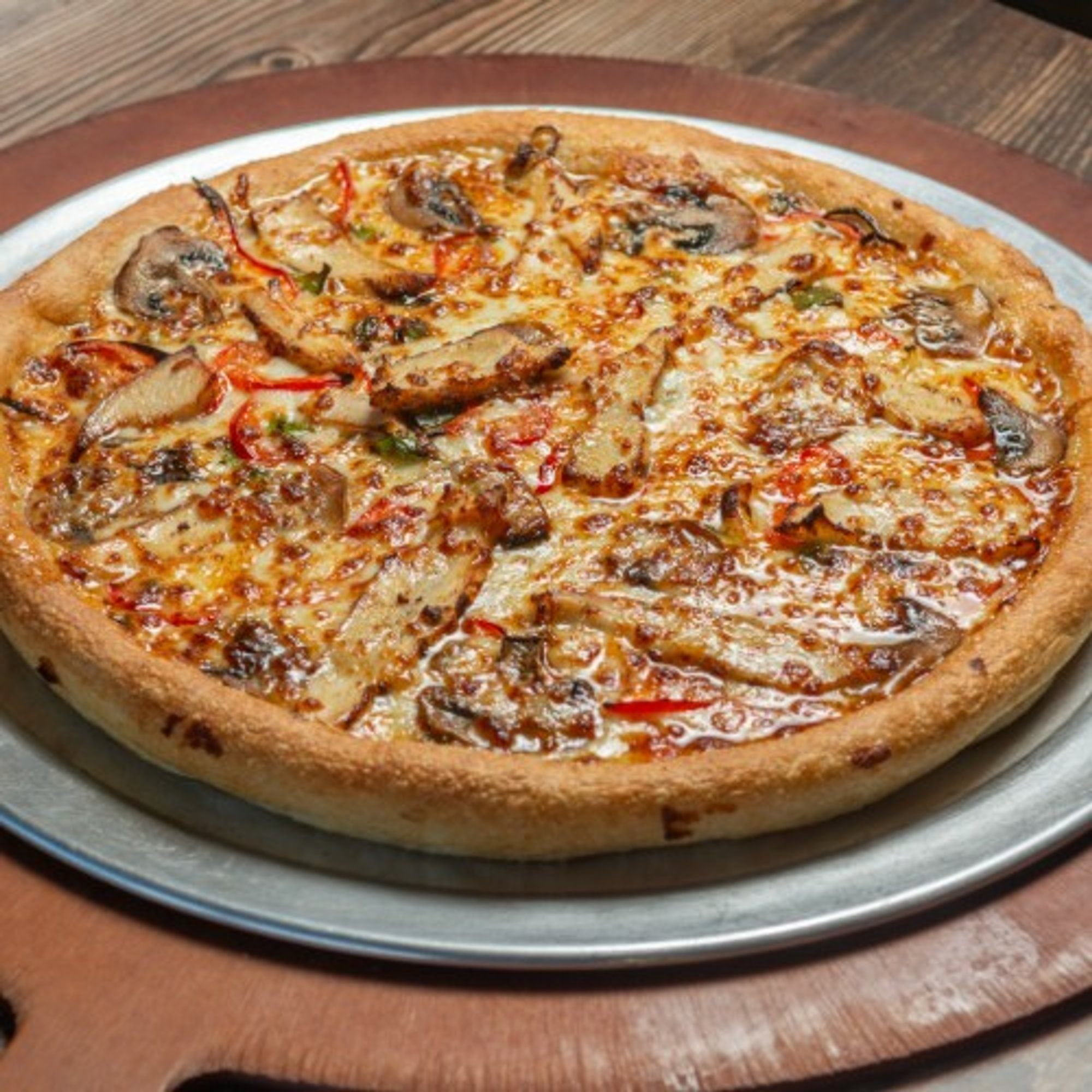 Grilled Chicken Pizza