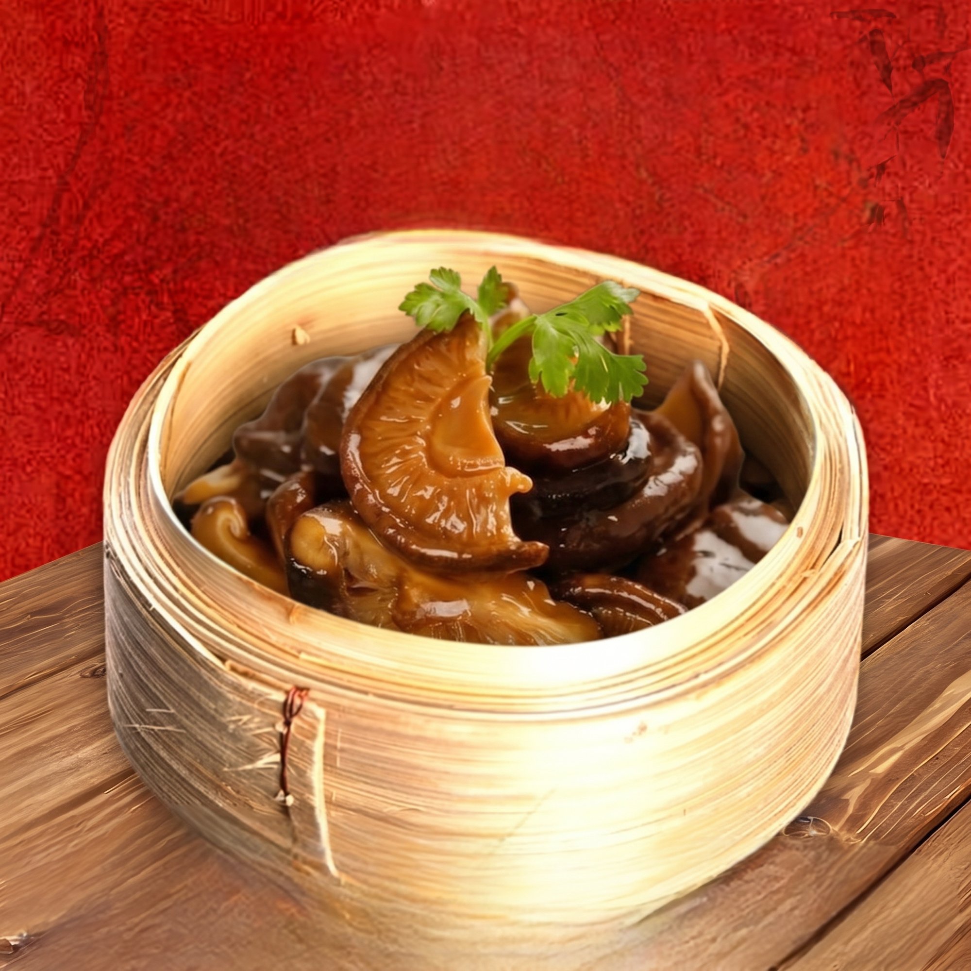A11. 百花釀冬菇/Stuffed Mushrooms with Shrimp and Pork Dim Sum