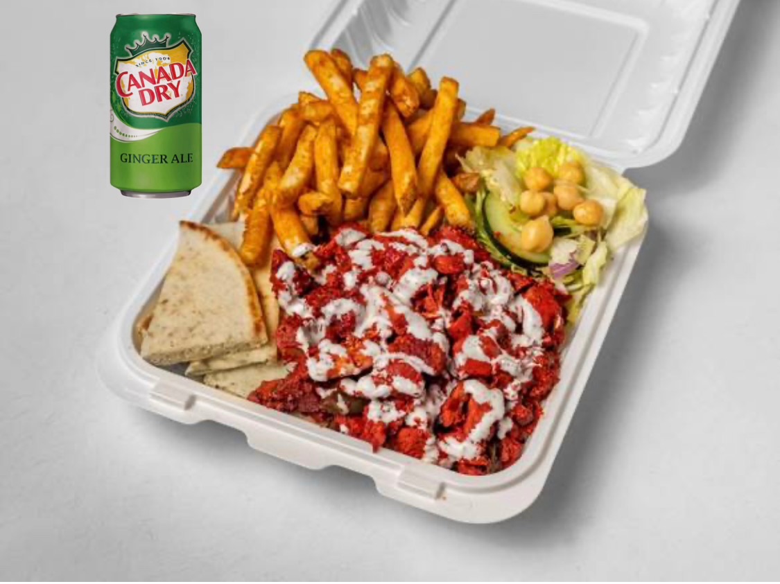 Chicken Over Pita