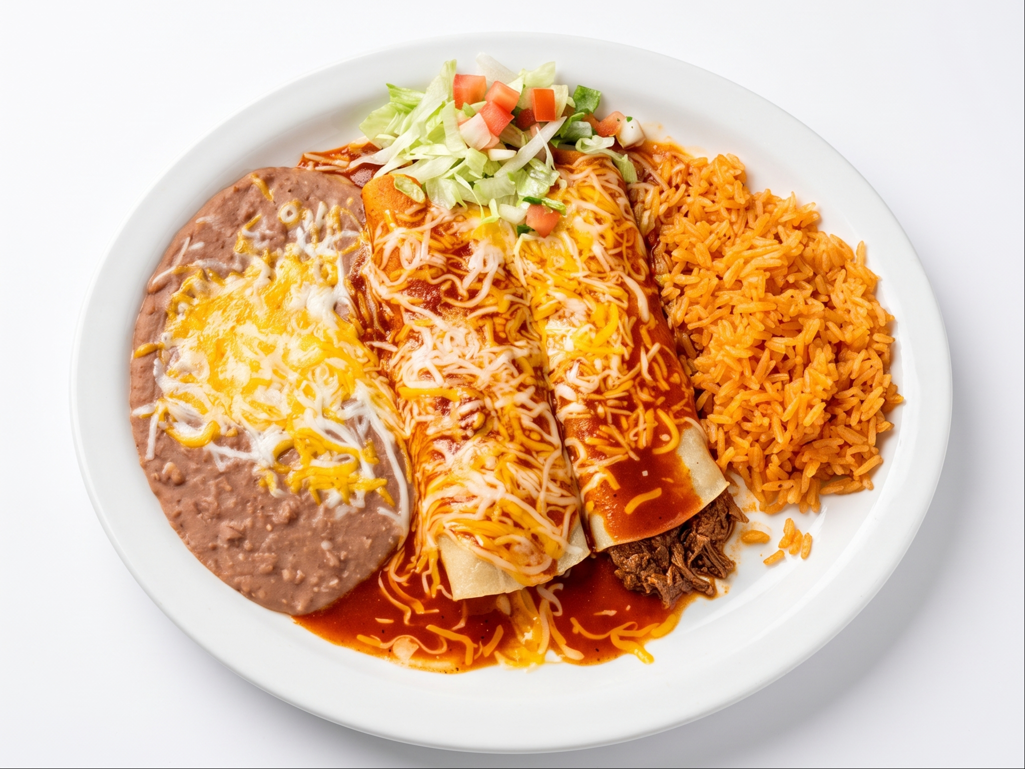 Shredded Chicken Enchilada