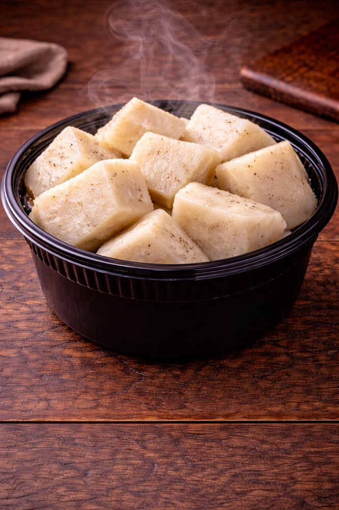 Cooked White Yam