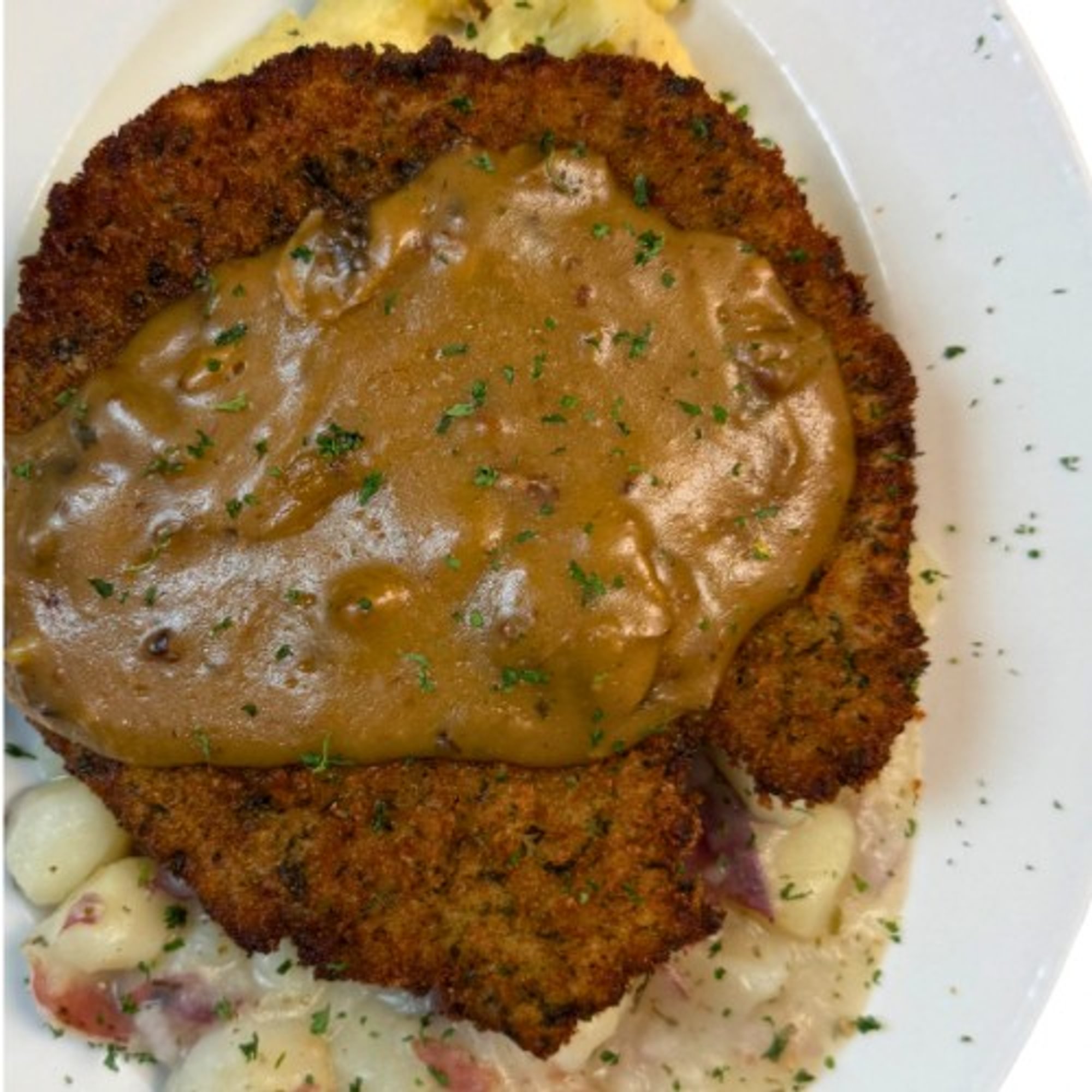 Jaeger Schnitzel Plate