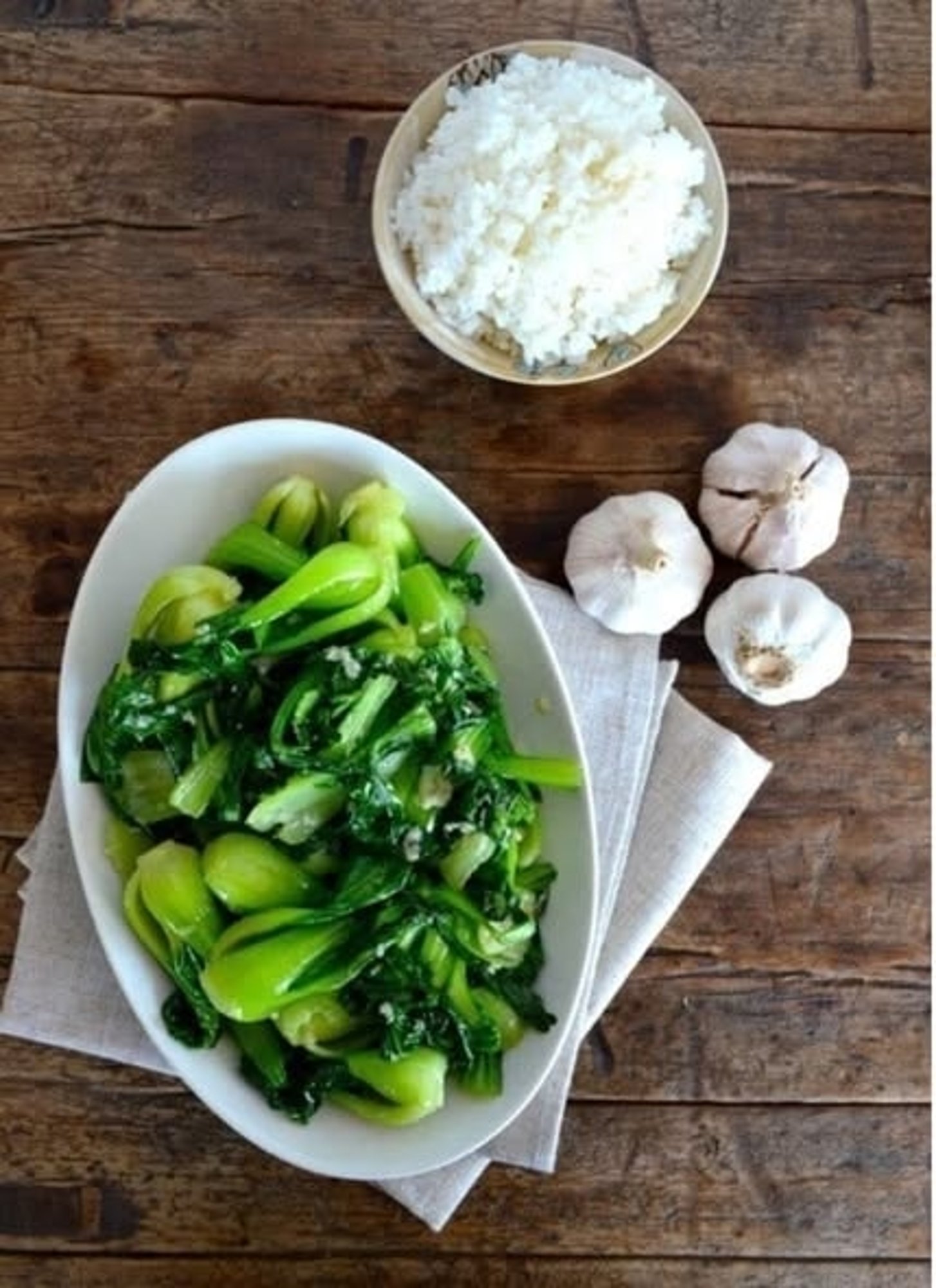 LS Garlic Baby Bok Choy