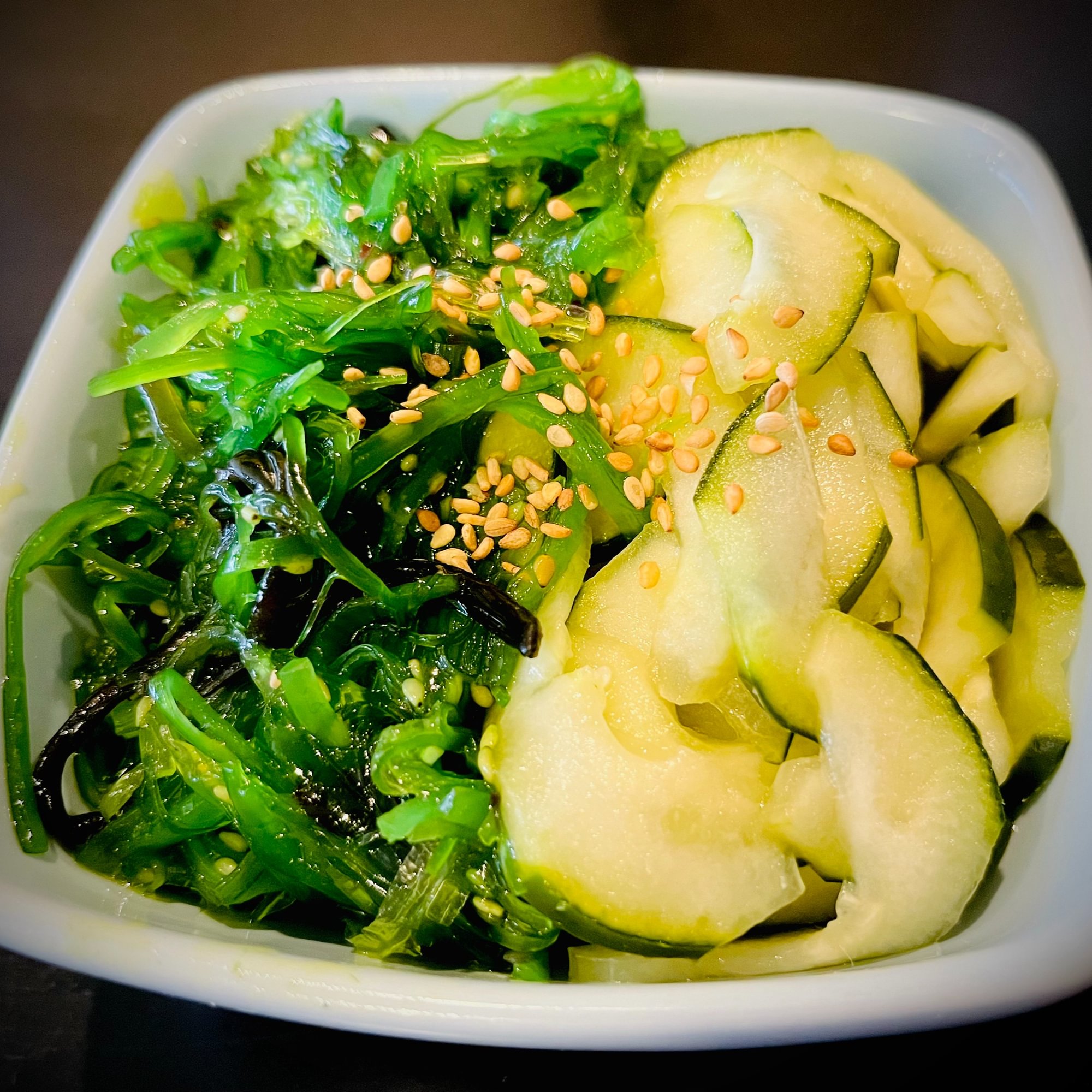 52. 1/2 Seaweed & 1/2 Sunomono Salad