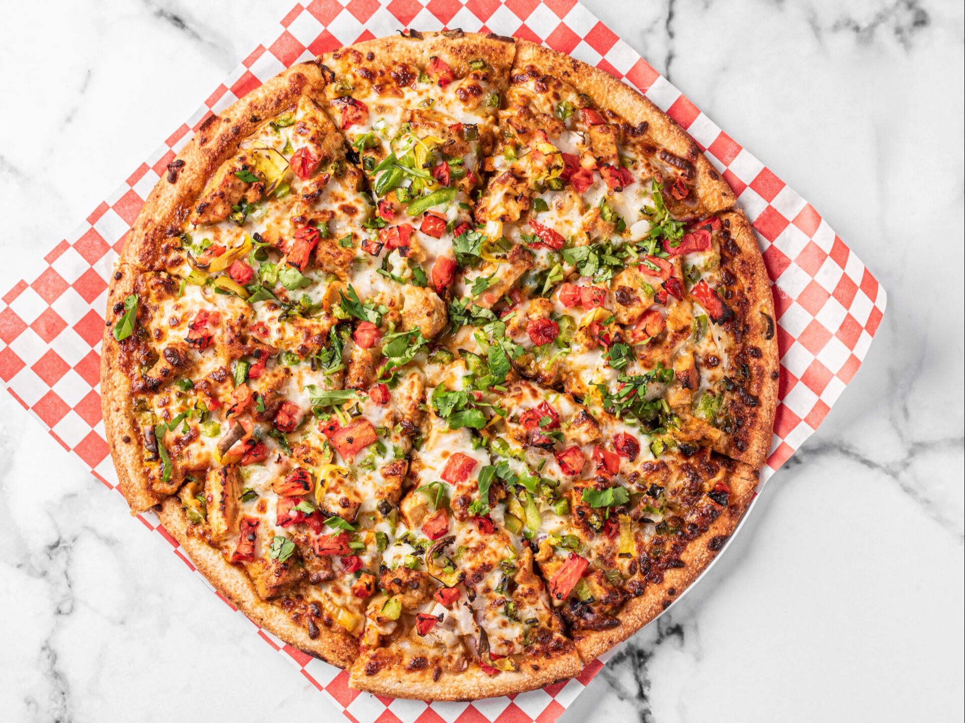 Butter Chicken Pizza