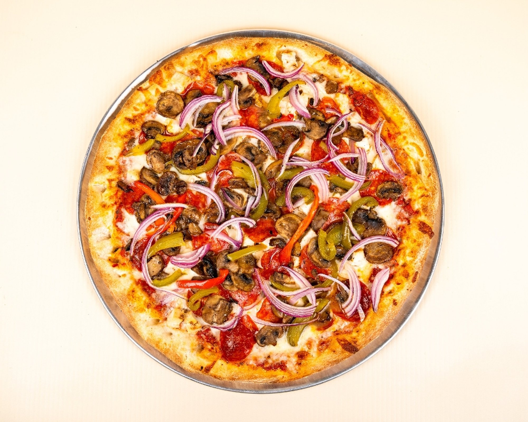 XL Alfredo’s Five Toppings Pizza