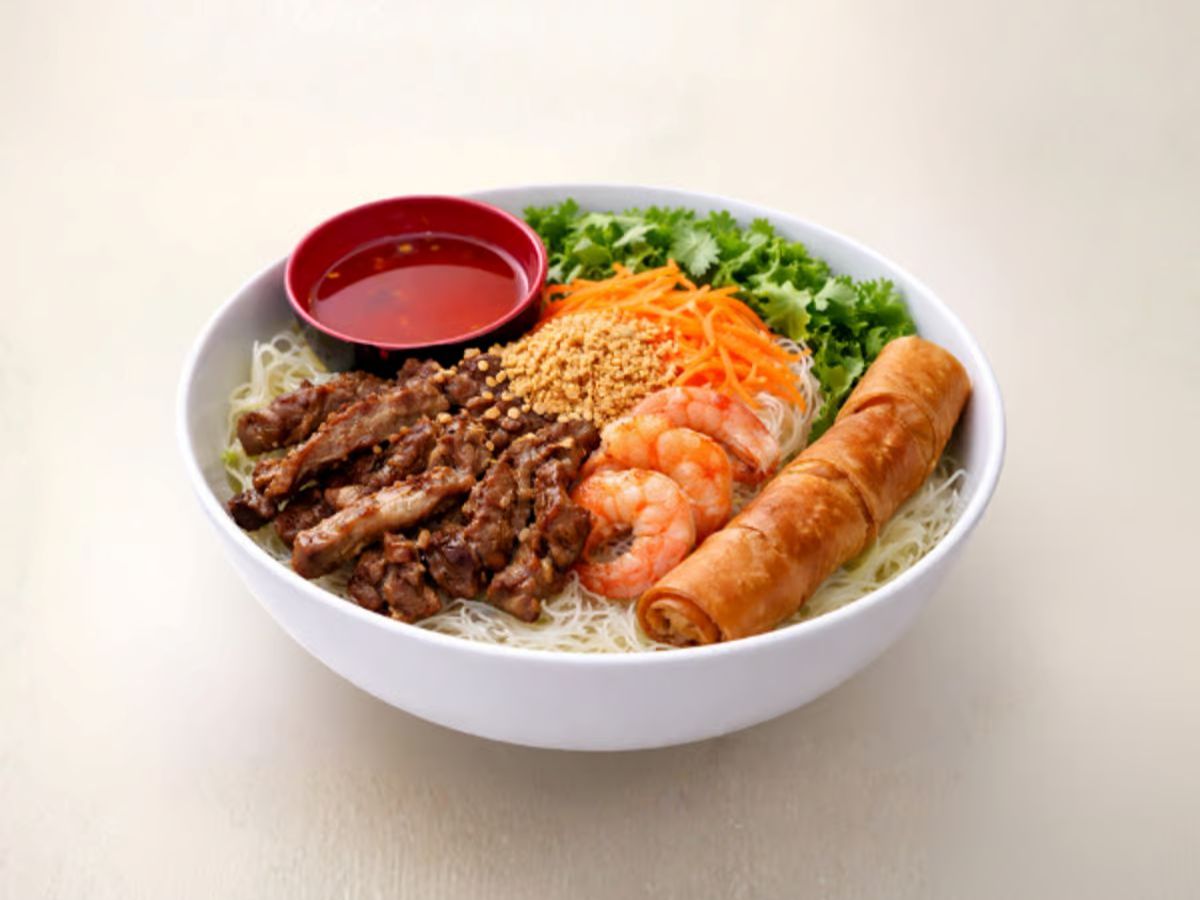 30 Pork, Egg Roll & Shrimp Salad