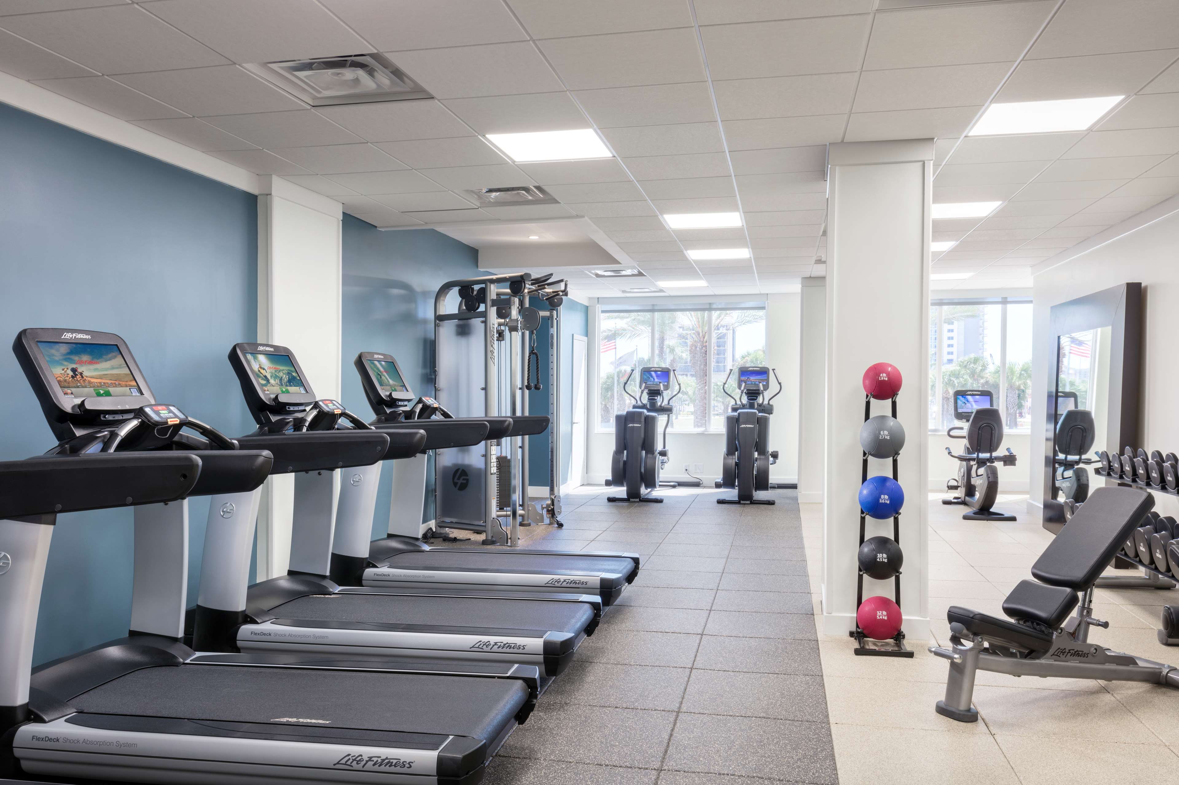 Health club  fitness center  gym