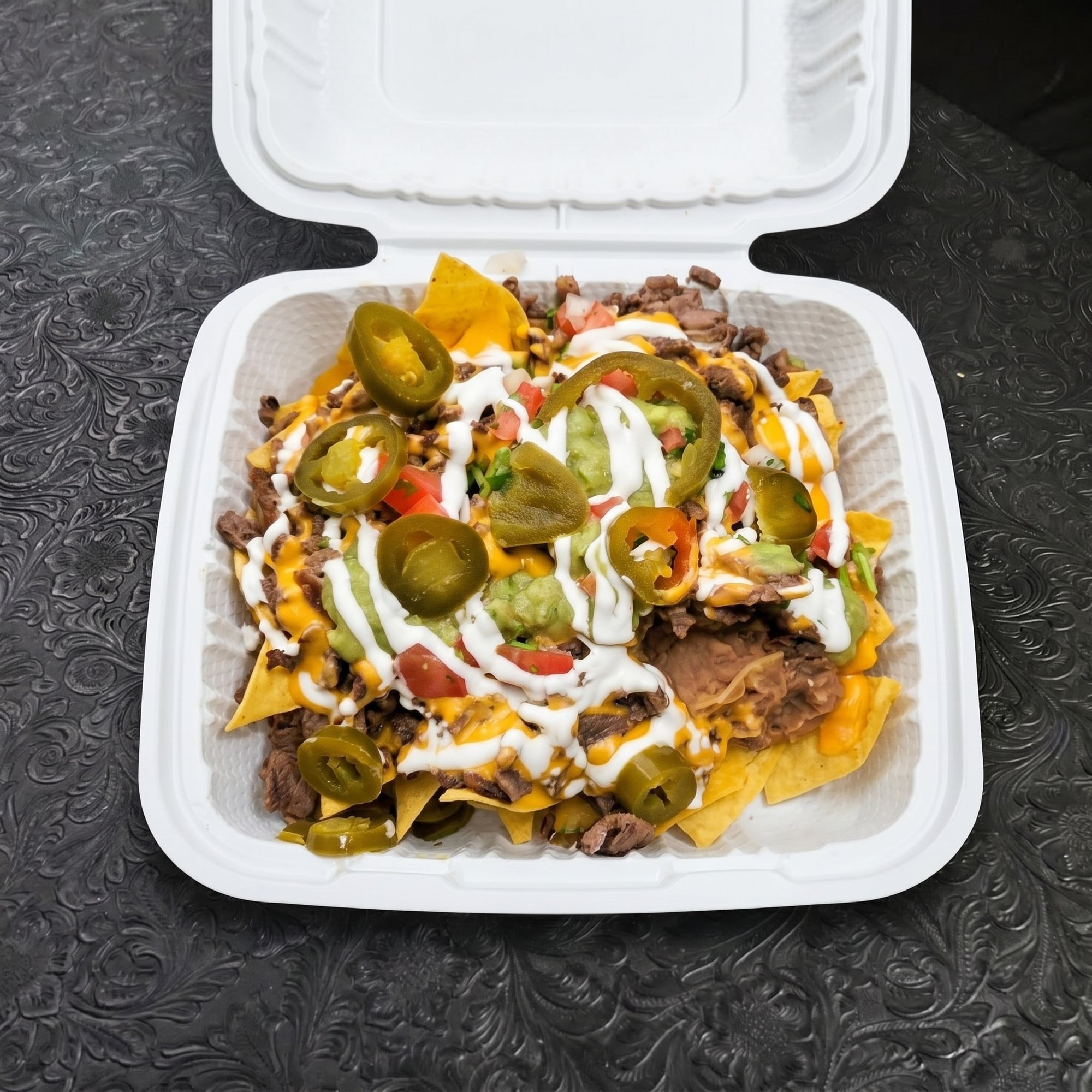 Con Carne / with Meat Tostada