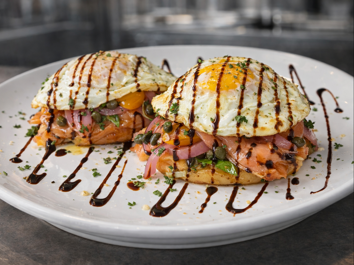 SMOKED SALMON AVOCADO TOAST