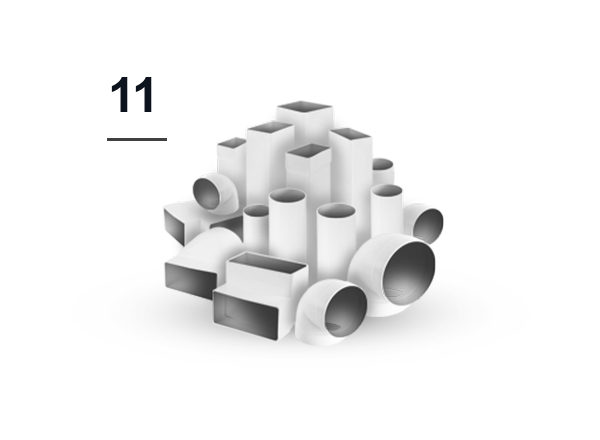Round and Rectangular Plastic Systems – Ducts and Fittings Made of Polypropylene