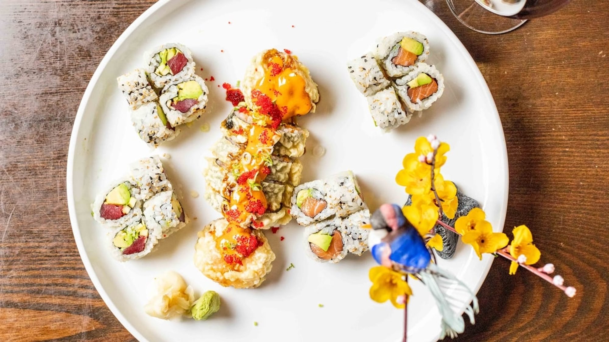 Any 3 Rolls Lunch