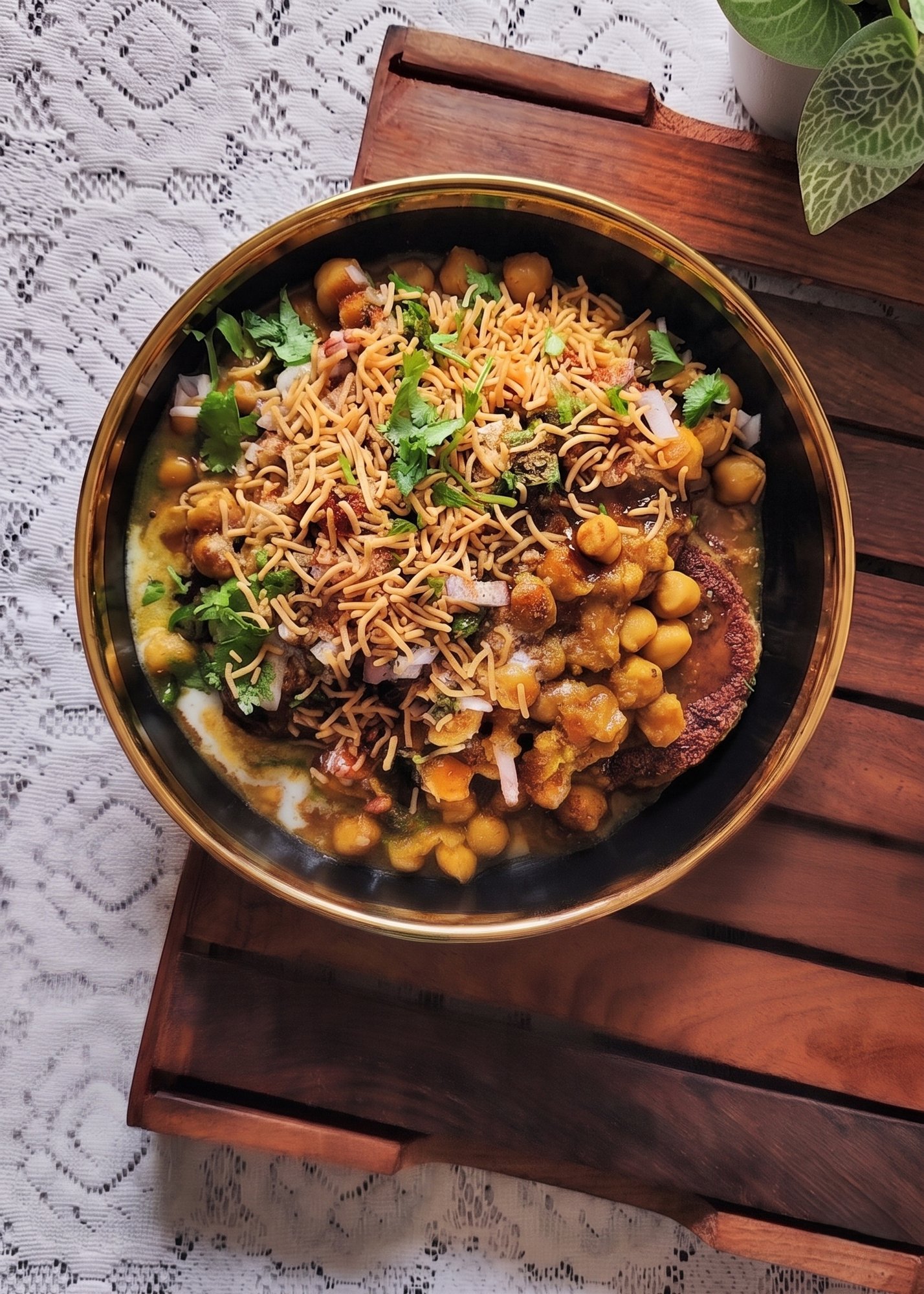 Amritsari Chole Tikki Chaat