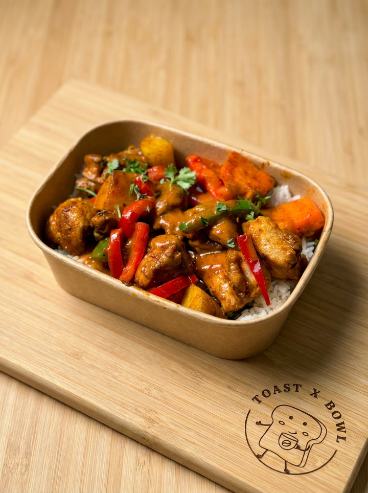 Thai/Malaysian Curry Chicken Bowl