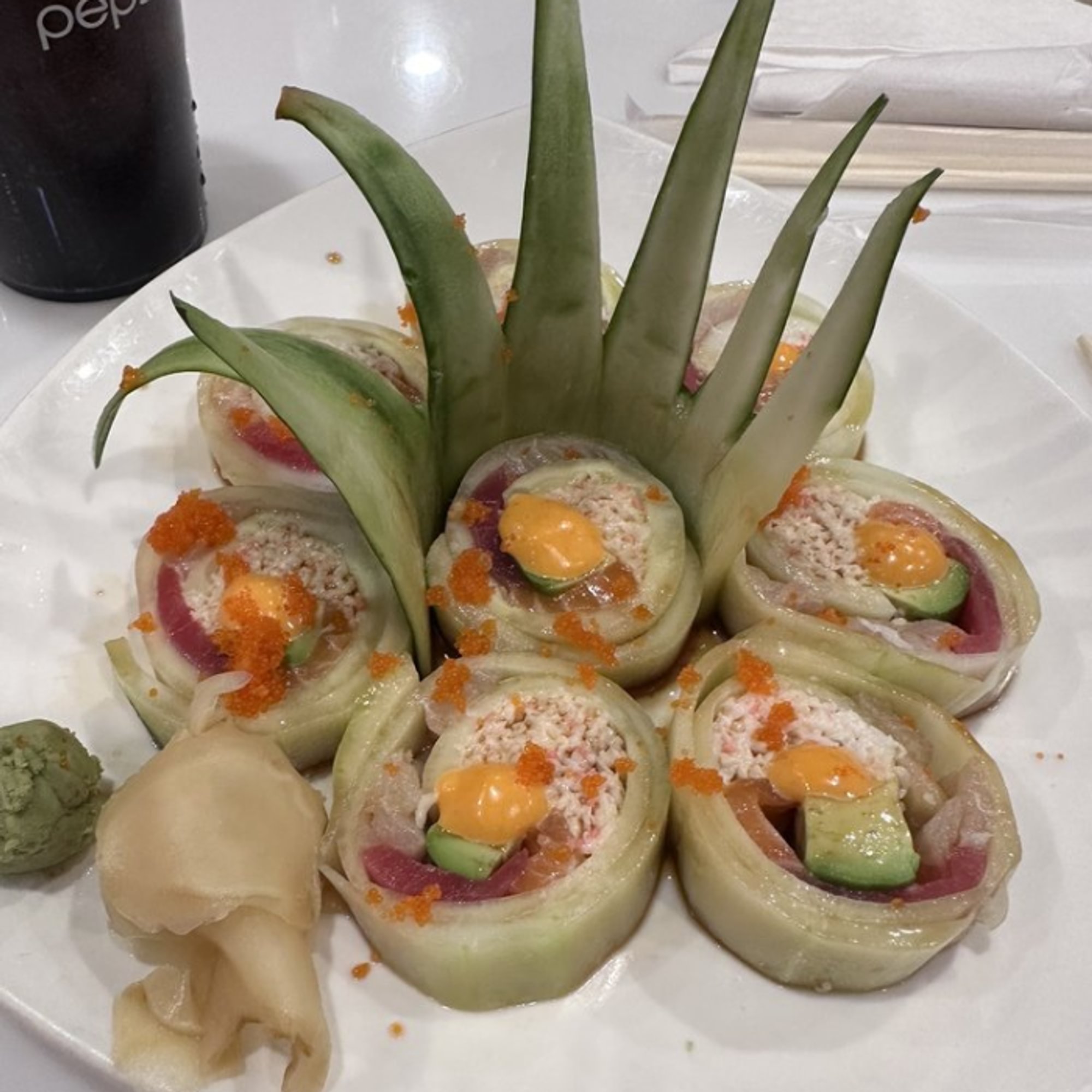 Sashimi Naruto Roll