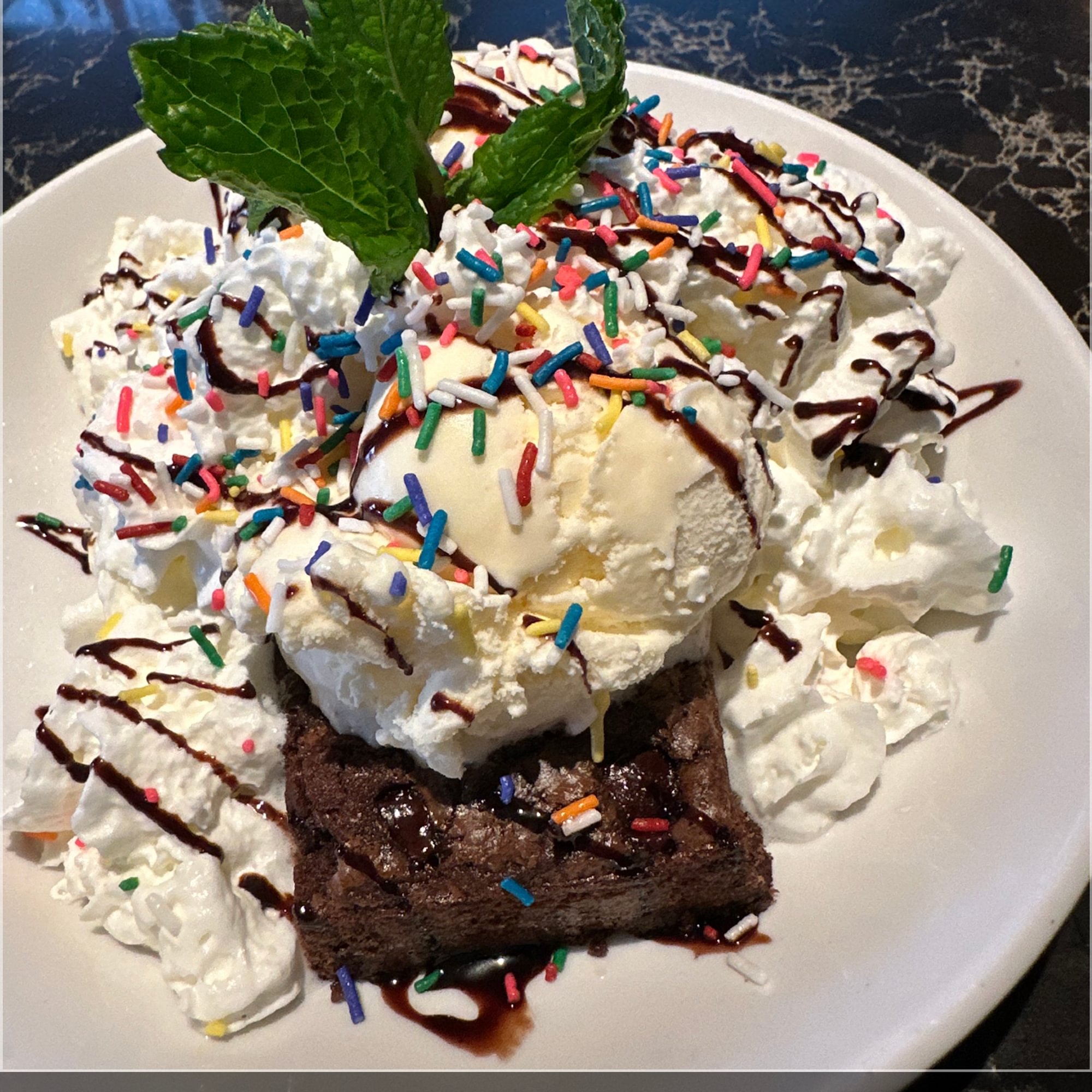 Brownie Sundae