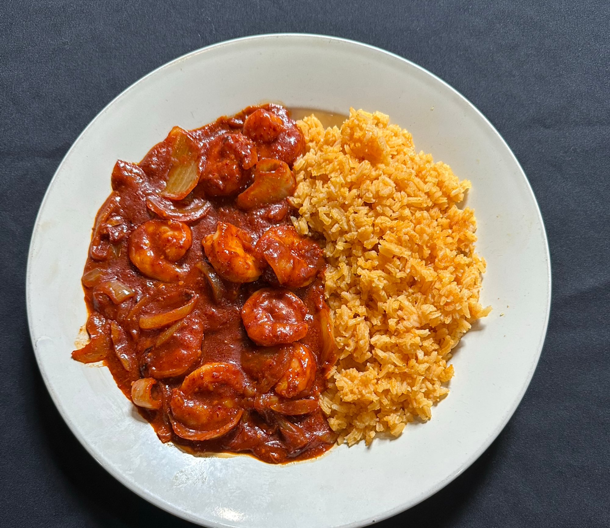 Camarones A La Diabla (spicy)