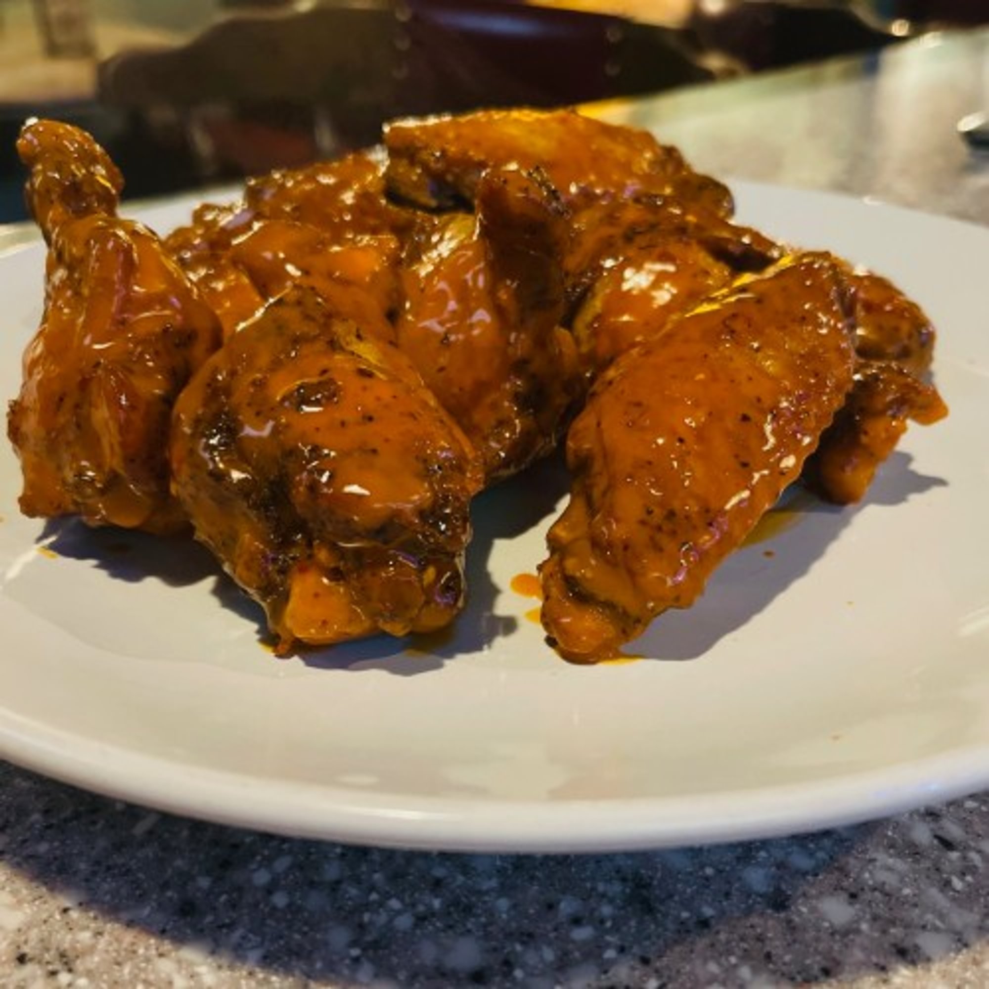 Lunch Buffalo Wings Plate