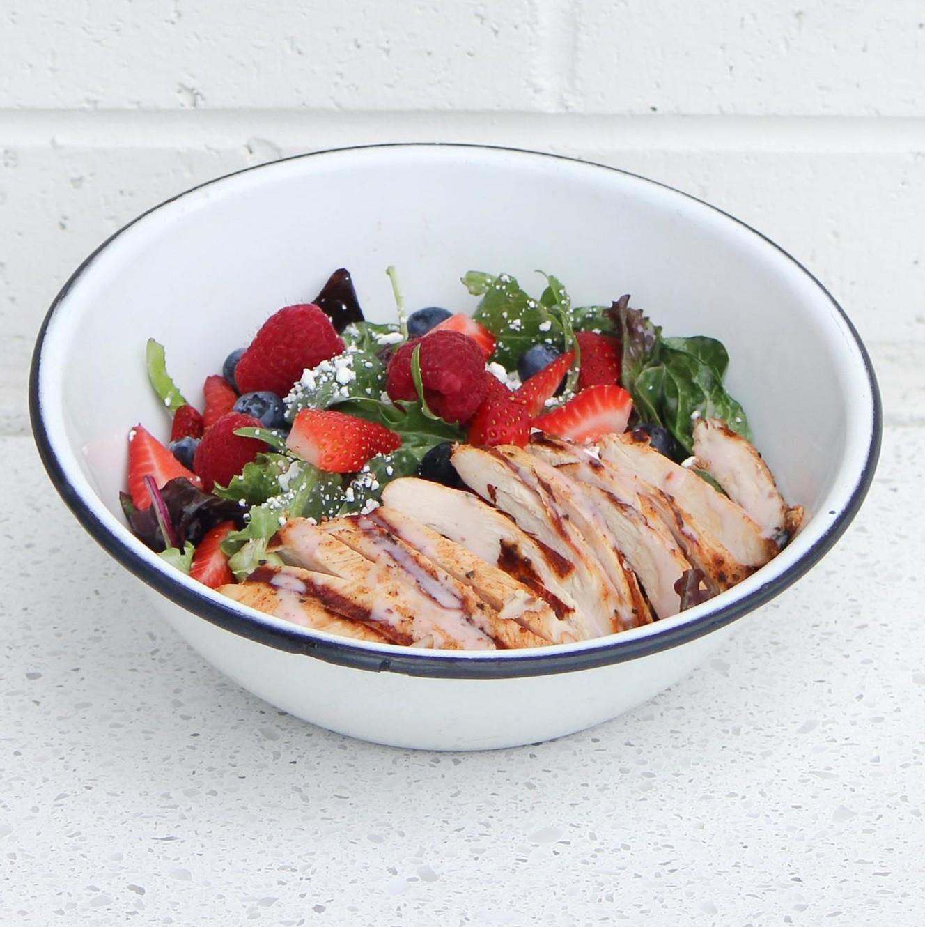 Mixed Berry Chicken Salad