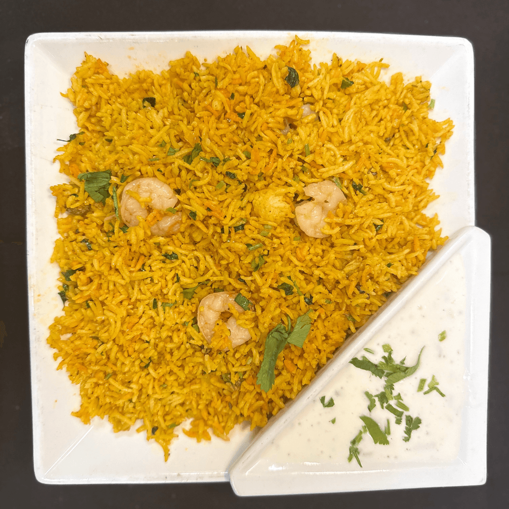 Shrimp Biryanis
