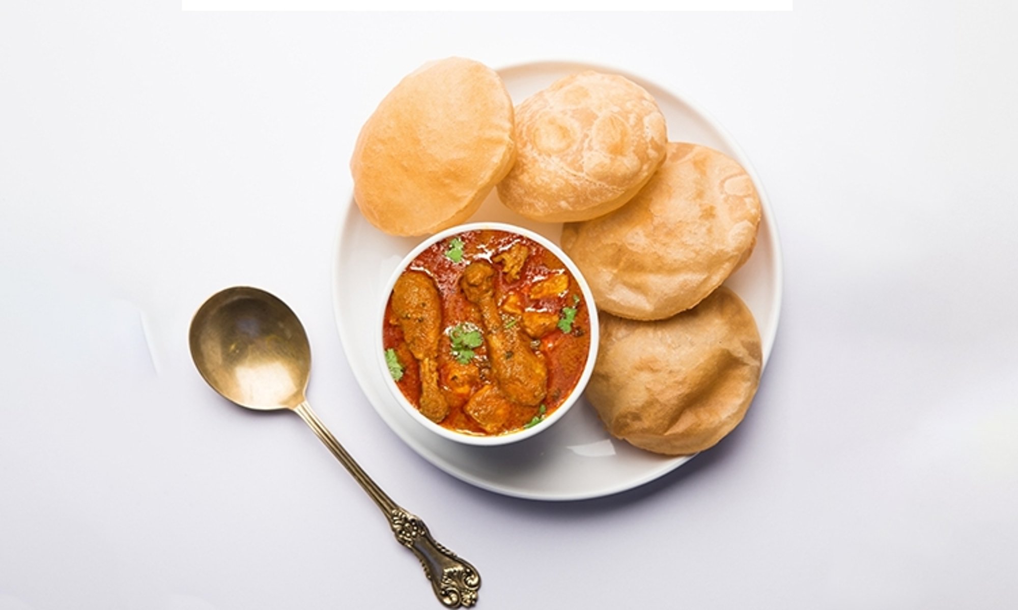 Poori & Chicken Curry