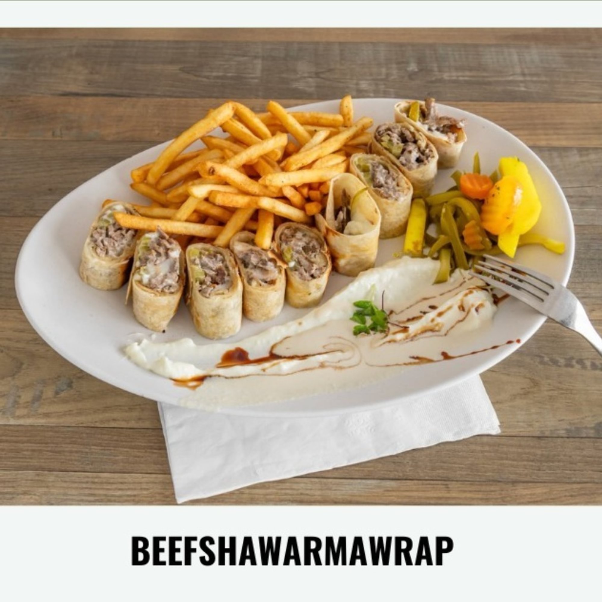 Beef Shawarma Wrap