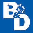 B & D Glass Logo