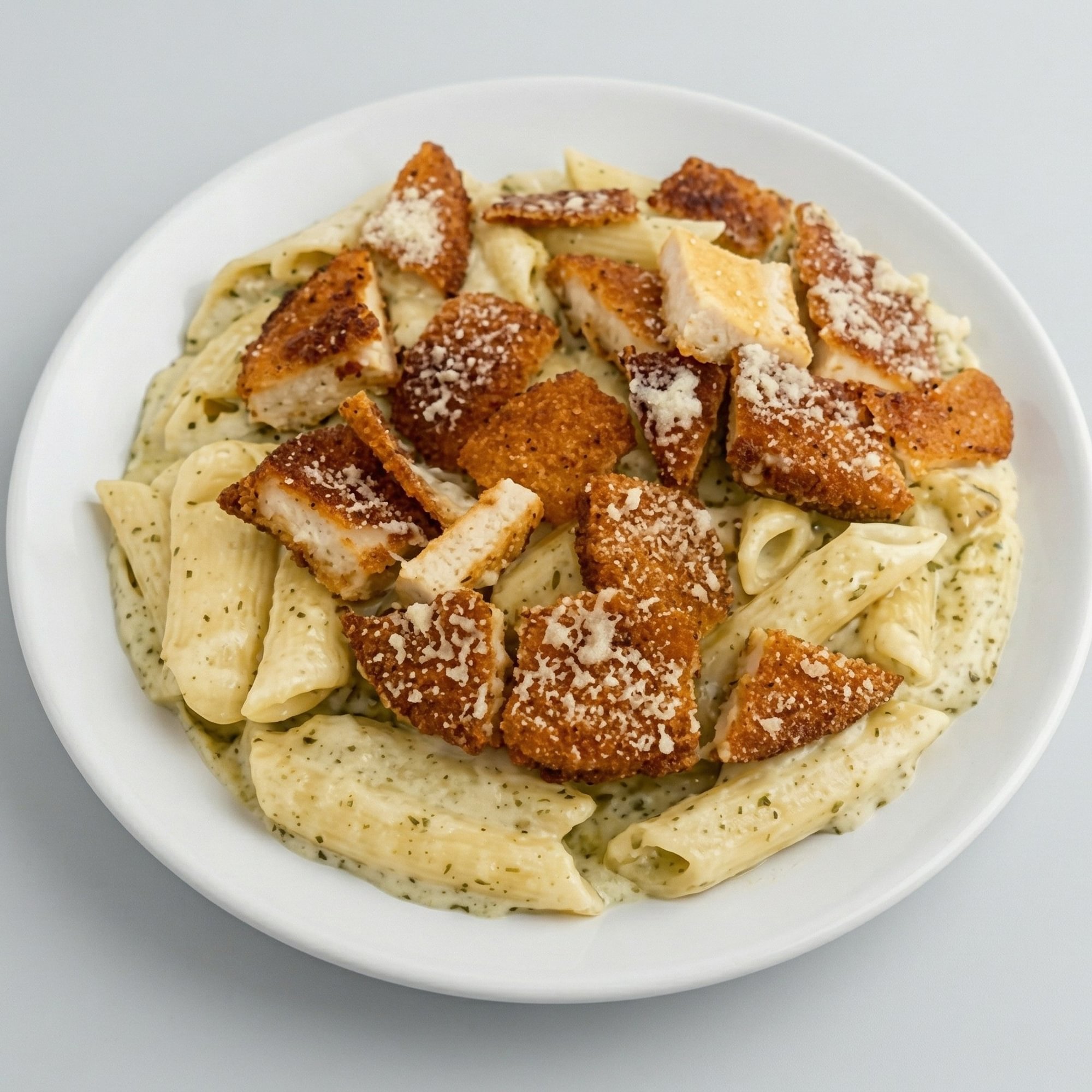 Pesto Cream Sauce Pasta