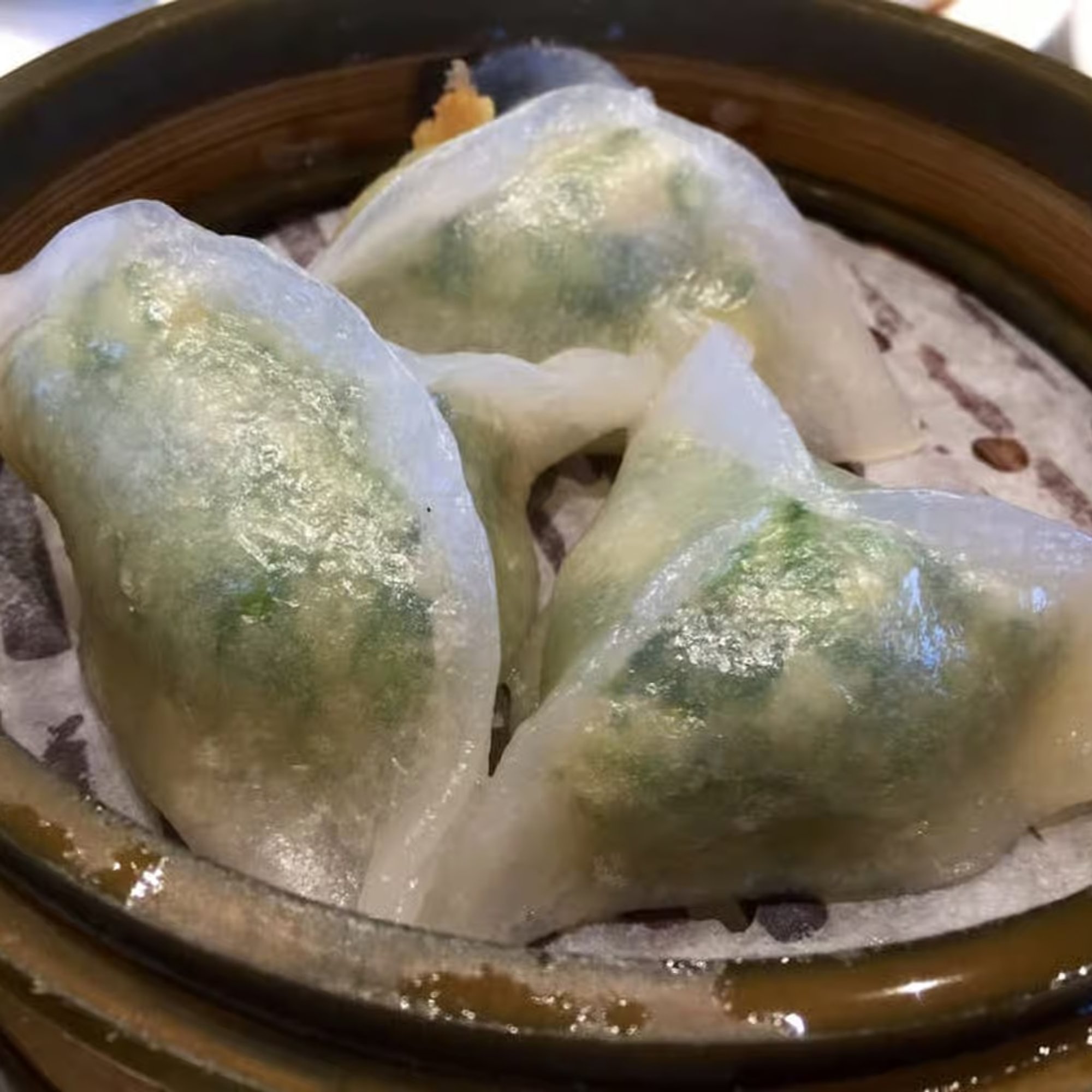 Pea Sprouts & Shrimp Dumplings (3) / 豆苗餃