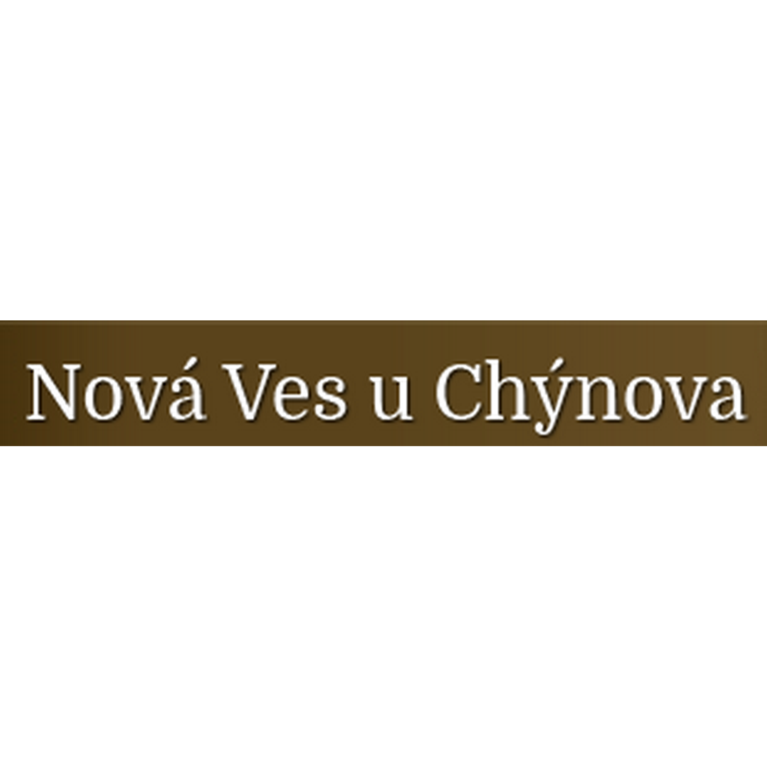 logo Nová Ves u Chýnova - obecní úřad